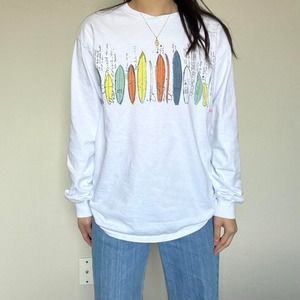 Kahala White Long Sleeve Tee